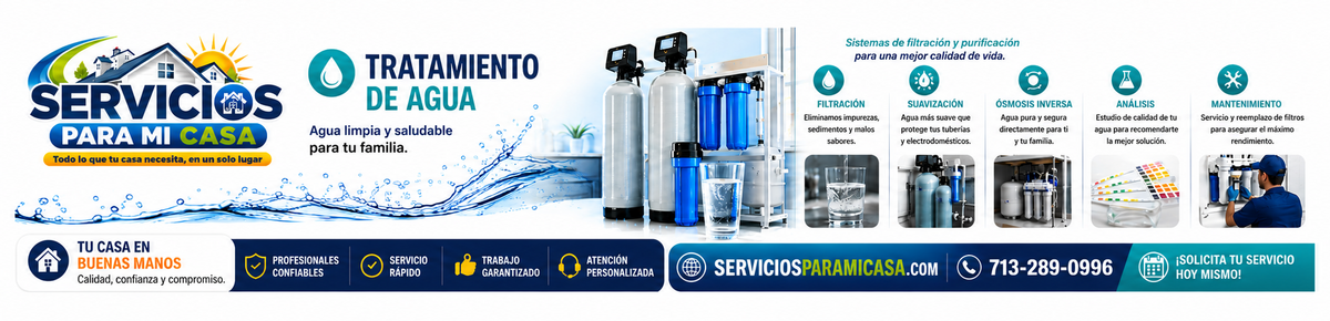 Banner Tratamiento de Agua